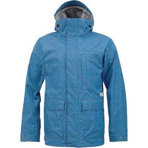 NEW $320 Burton GMP Thatcher Jacket! Small  Blue Dry Ride EcoNanoshell 2L Shell